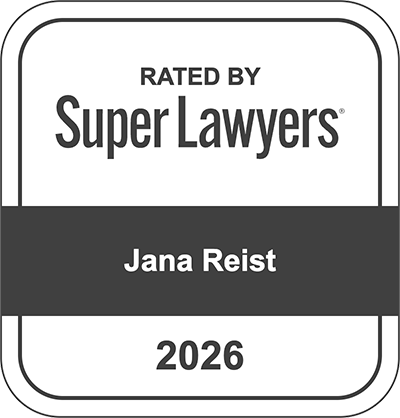 Rated By Super Lawyers | Jana Reist | 2026