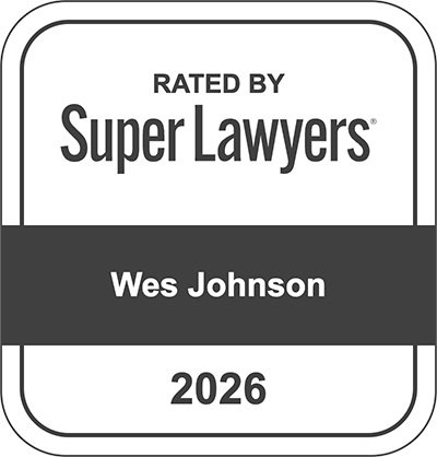 Rated by Super Lawyers | Wes Johnson | 2026
